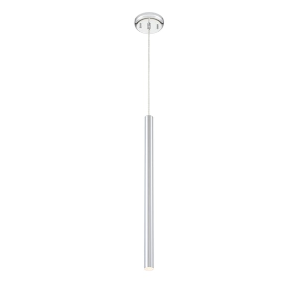 Z-Lite Forest 1 Light Mini Pendant, Chrome & Chrome 917MP24-CH-LED - main